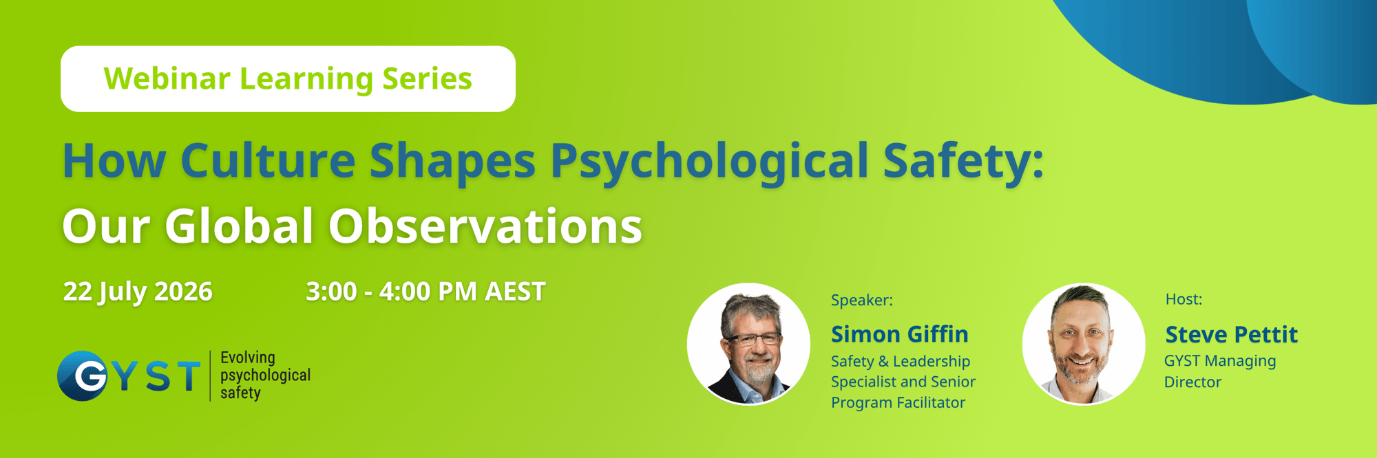 How Culture Shapes Psychological Safety Webinar How Culture Shapes Psychological Safety Webinar