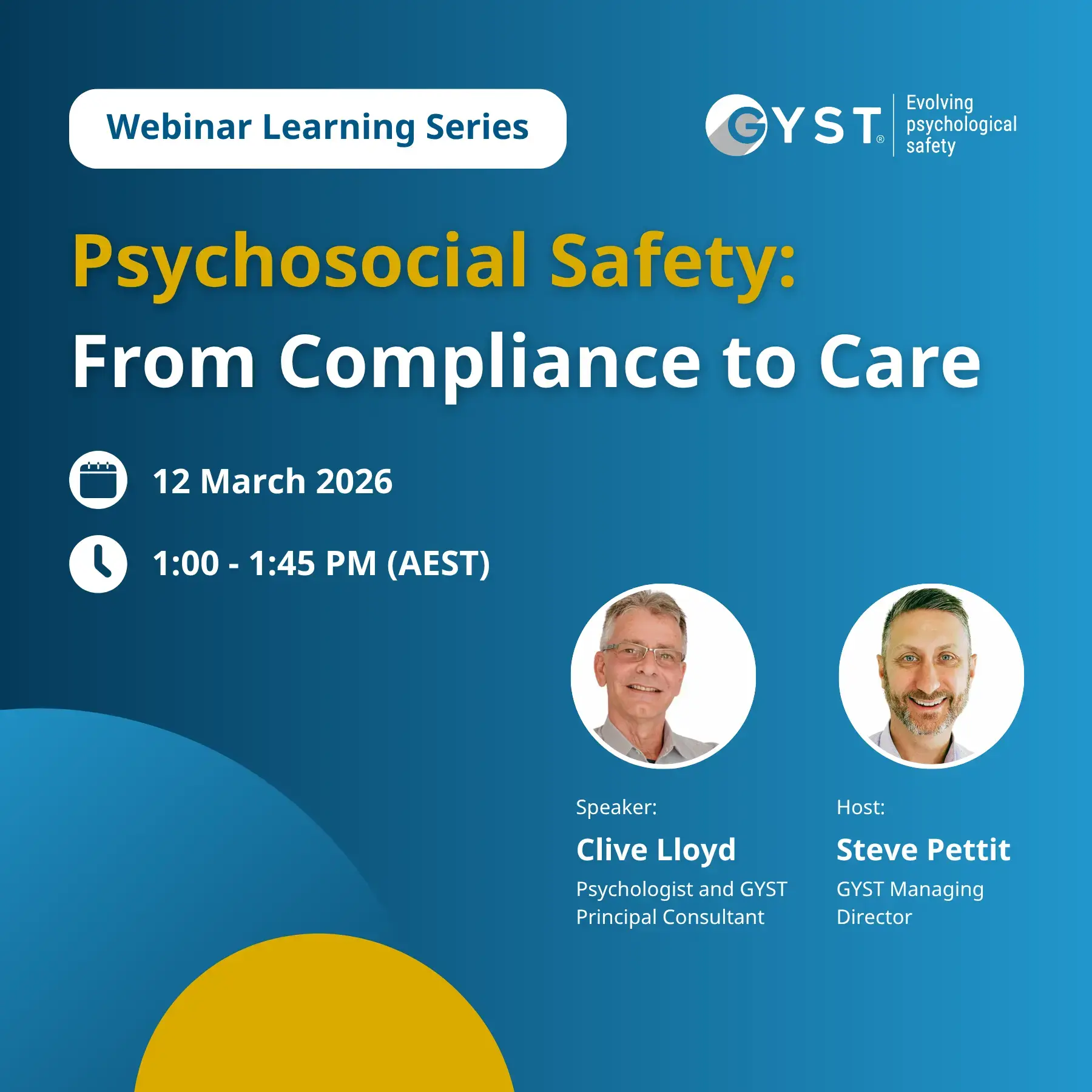 Psychosocial Safety From Compliance to Care Webinar